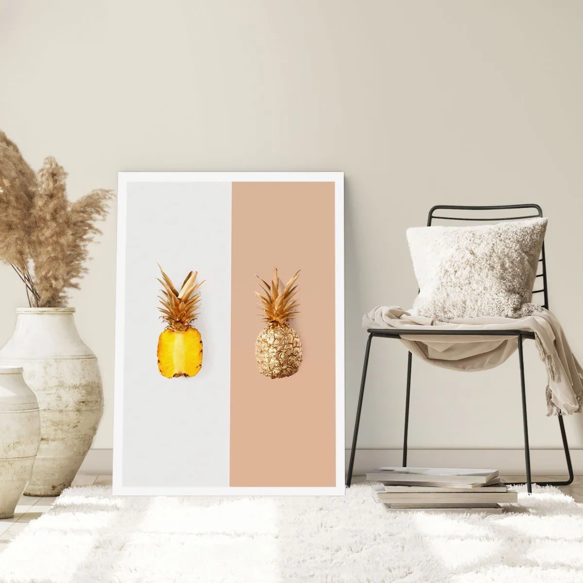 Poster - Ananas voor ons - 30x40 cm