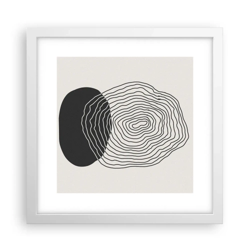 Poster in een witte lijst - Duur en spiertrekkingen - 30x30 cm