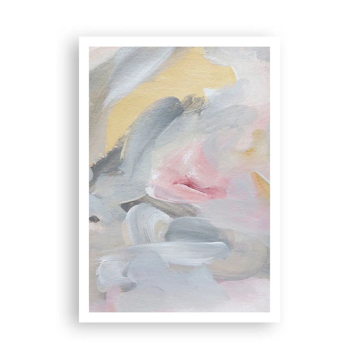 Poster - In een pastelkleurige wereld - 70x100 cm