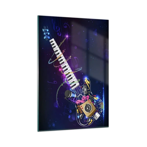 Schilderen op glas - En alles is prima. - 80x120 cm