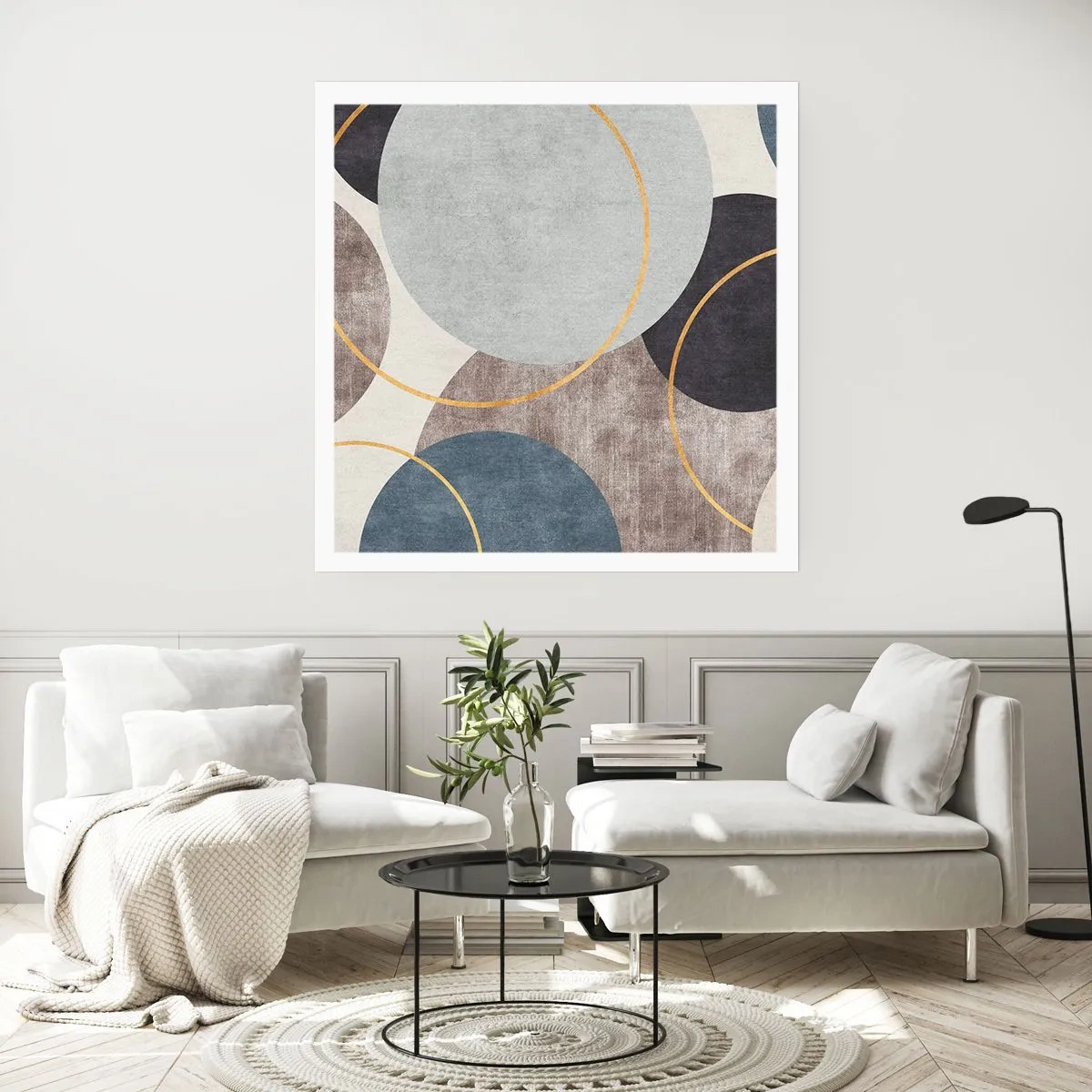 Poster - Wiel voor wiel - 30x30 cm