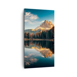 Schilderen op canvas - Dubbel landschap - 45x80 cm