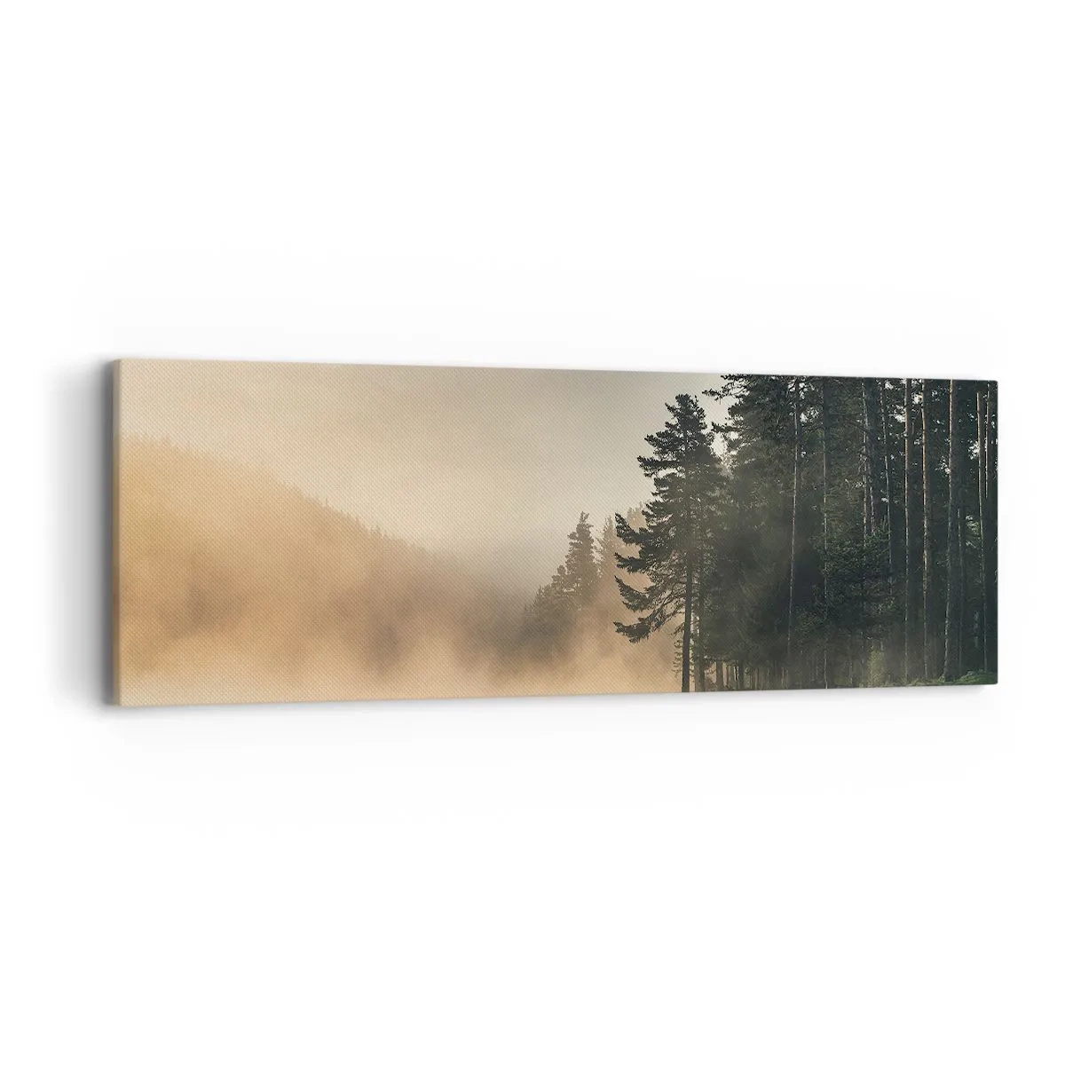 Schilderen op canvas - De geboorte van de dag - 90x30 cm