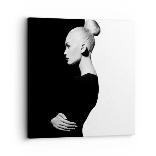 Schilderen op canvas - Gewoon een vrouw - 30x30 cm