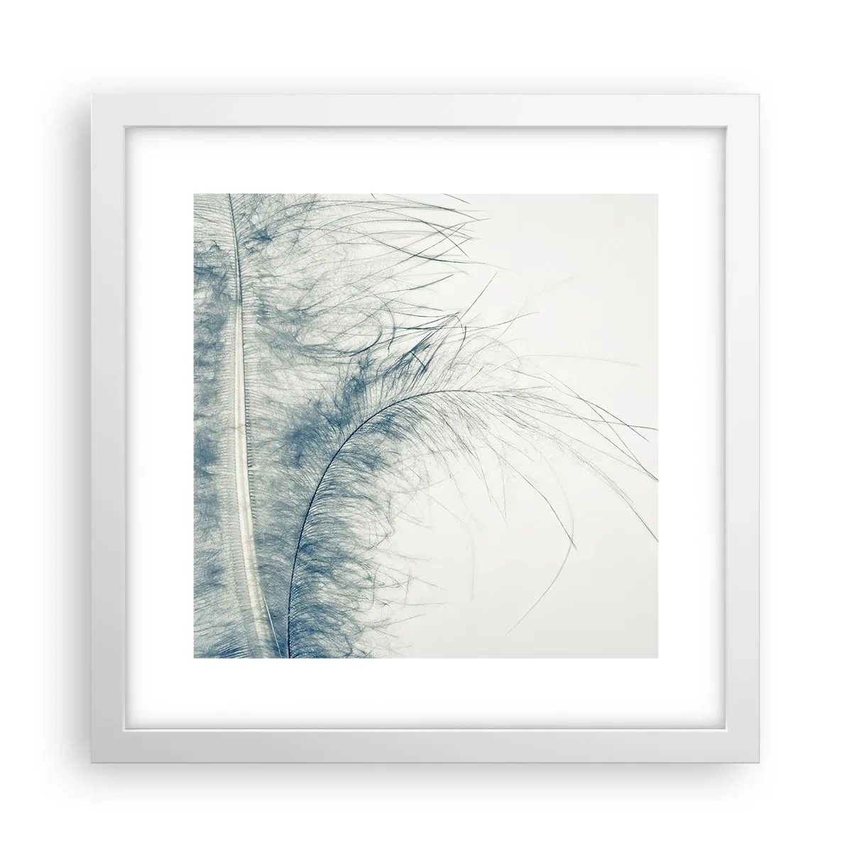 Poster in een witte lijst - Het gefluister van de natuur - 30x30 cm