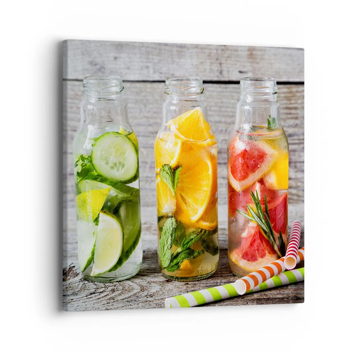 Schilderen op canvas - Van nature gezond - 40x40 cm