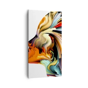 Schilderen op canvas - Een explosie van verbeelding - 55x100 cm