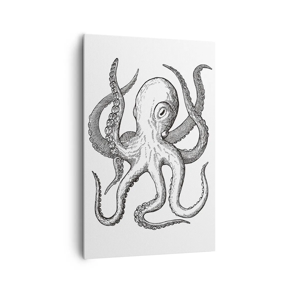 Schilderen op canvas - Dansend met de golven - 80x120 cm