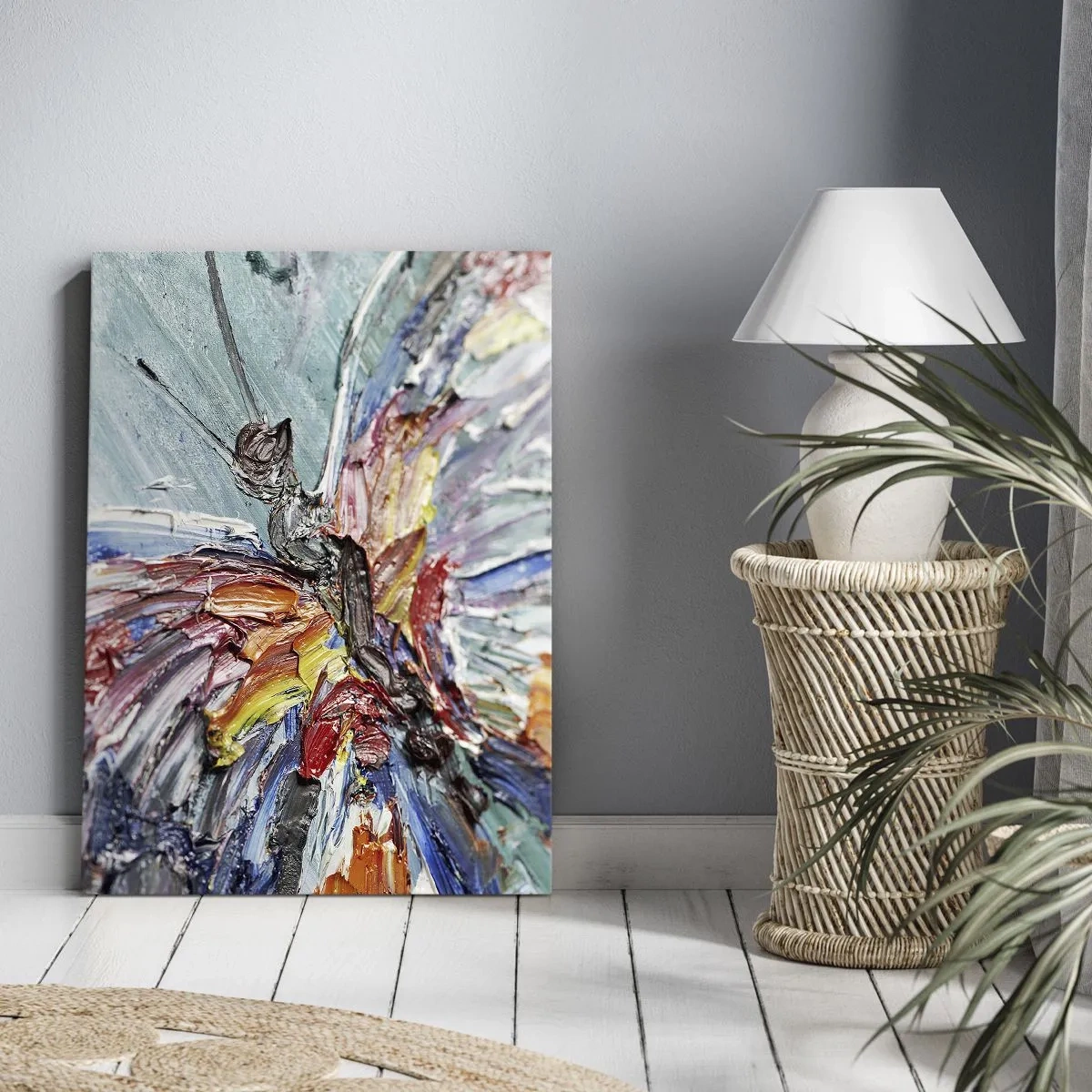 Schilderen op canvas - Geschilderd door de natuur - 50x70 cm