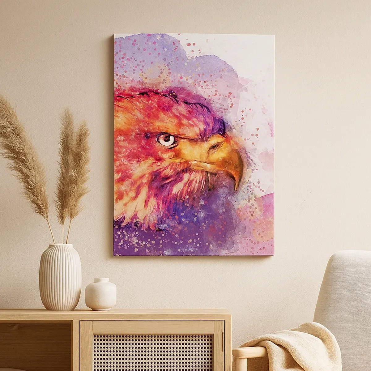 Schilderen op canvas - Je wilt niet weten wat ik denk - 50x70 cm