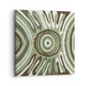 Schilderen op canvas - Een explosie van emoties - 40x40 cm