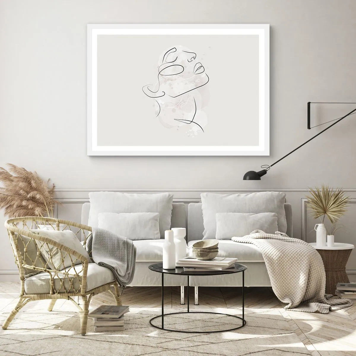 Poster in een witte lijst - De omtrek van een droom - 40x30 cm