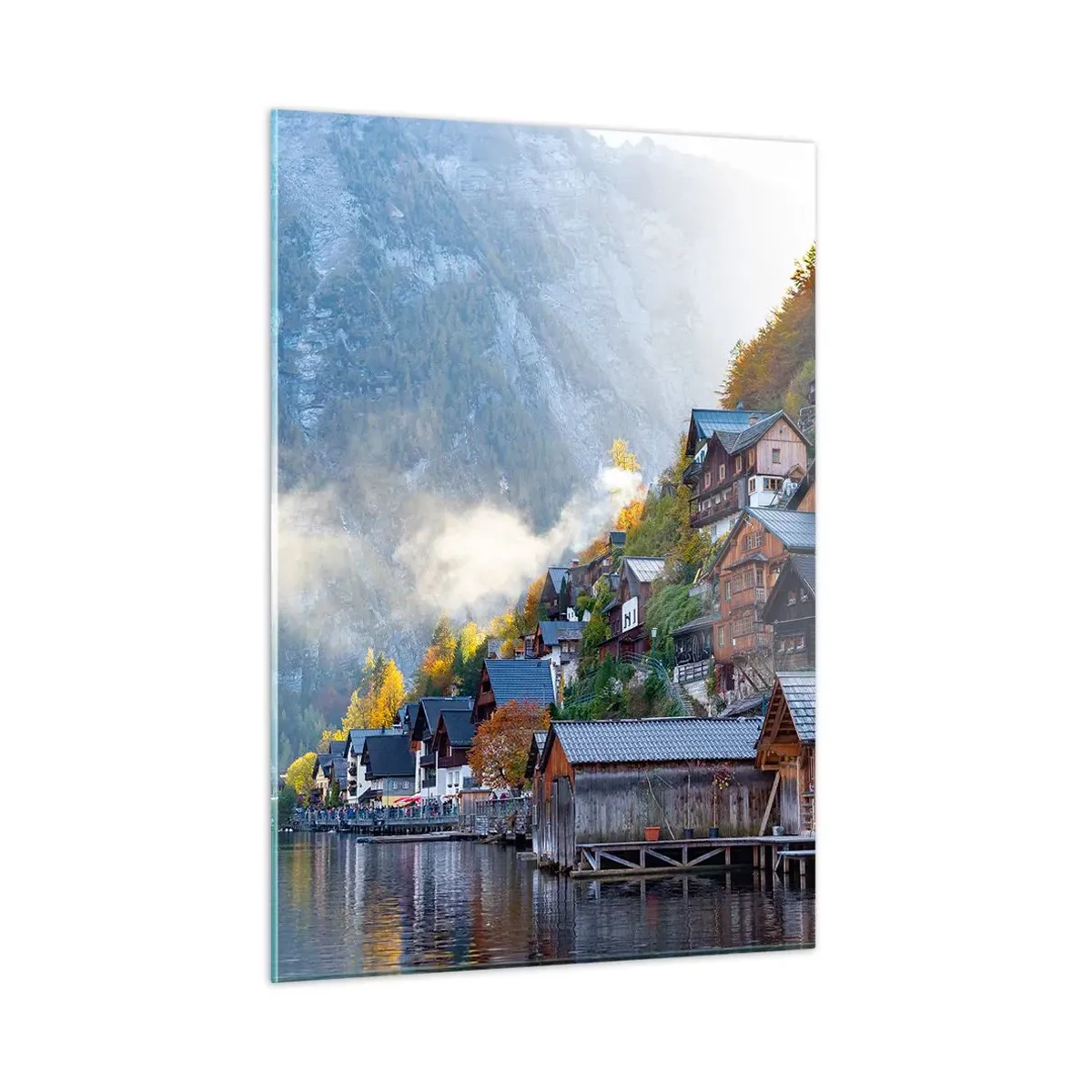 Schilderen op glas - Alpine sfeer - 50x70 cm