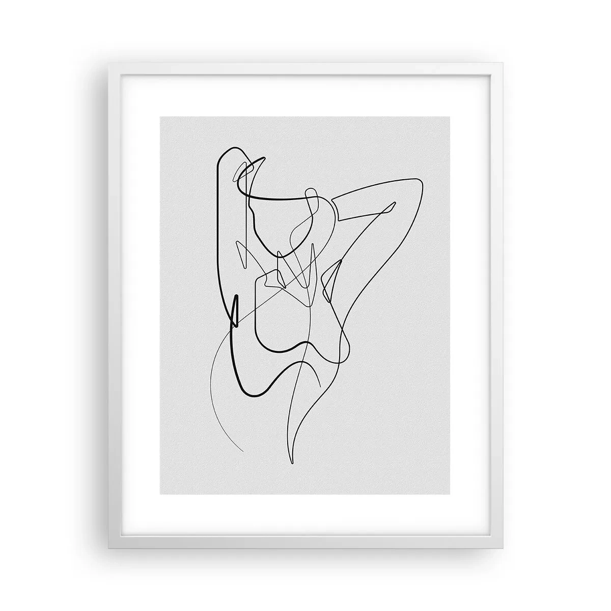 Poster in een witte lijst - Zoals je echt bent… - 40x50 cm