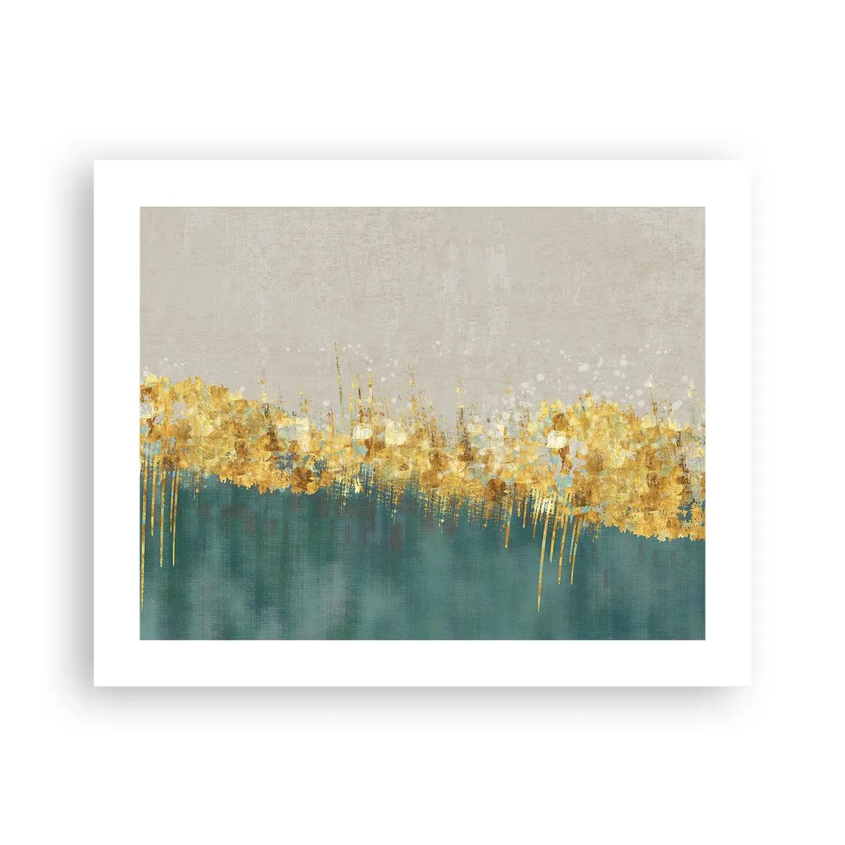 Poster - De gouden rand - 50x40 cm