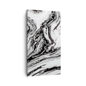 Schilderen op canvas - In het begin was er chaos - 45x80 cm