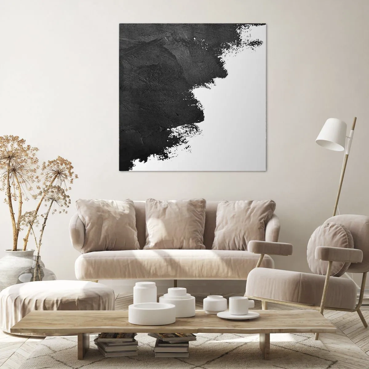 Schilderen op canvas - Elementen: aarde - 50x50 cm