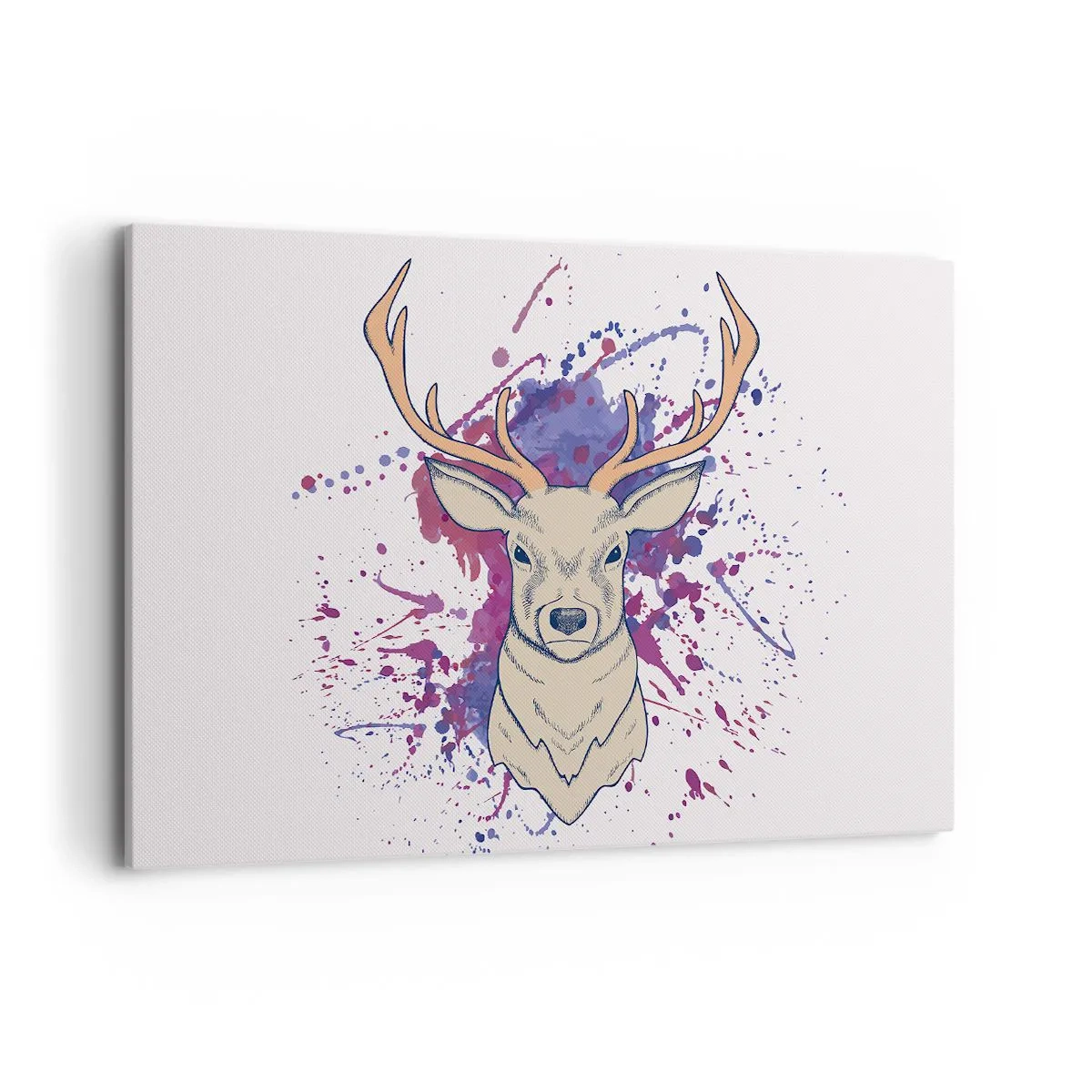 Schilderen op canvas - Moed en balans - 120x80 cm