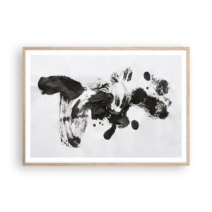 Een poster in een licht eiken lijst - Is er een methode voor de waanzin? - 100x70 cm