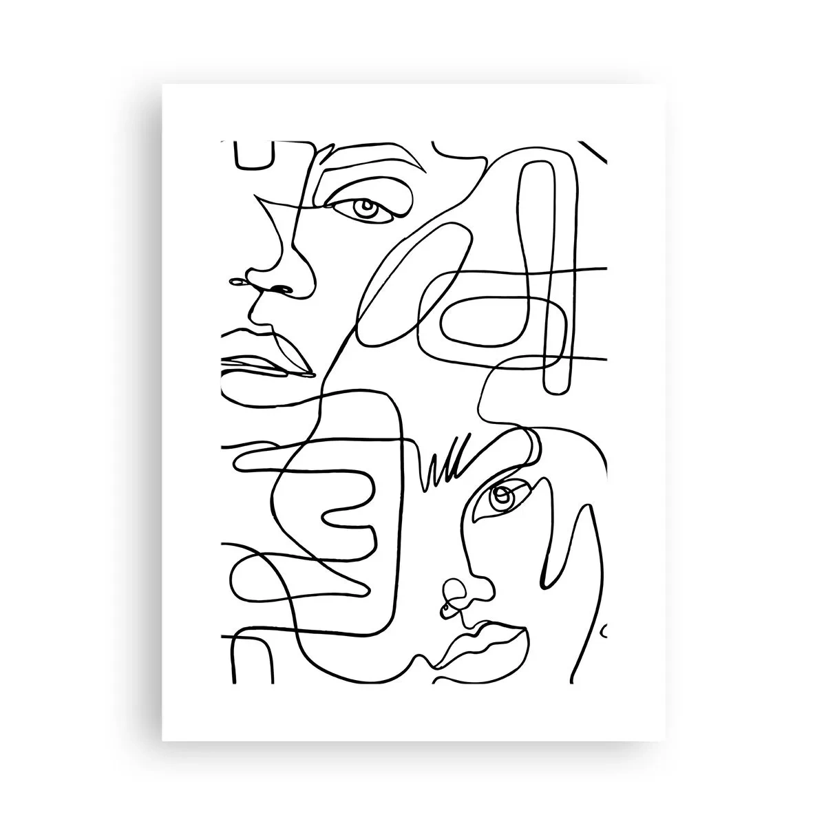 Poster - In verwarde emoties - 30x40 cm