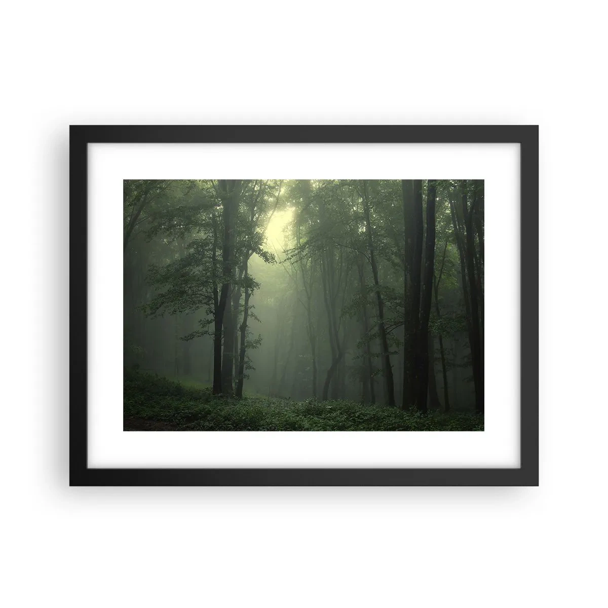Poster in een zwarte lijst - Voordat hij wakker wordt - 40x30 cm