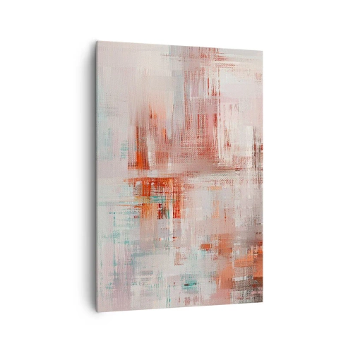 Schilderen op canvas - Vaag. Maar roze - 70x100 cm