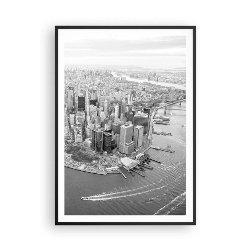 Poster in een zwarte lijst - Hoe niet lief te hebben? - 70x100 cm