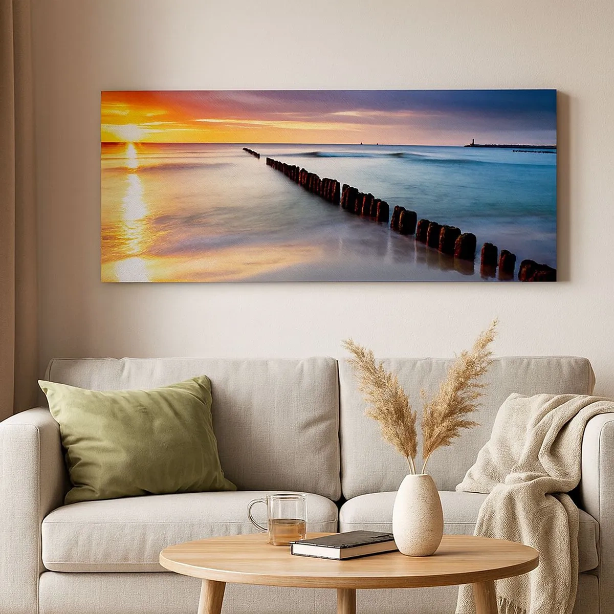 Schilderen op canvas - Luister naar de stilte - 100x40 cm