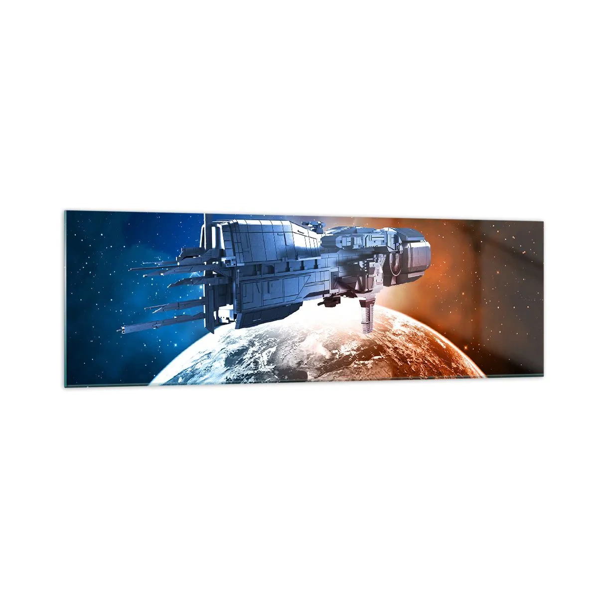 Schilderen op glas - Een zorgvuldige waarnemer - 160x50 cm