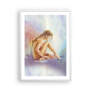 Poster in een witte lijst - De daad van de jeugd - 50x70 cm