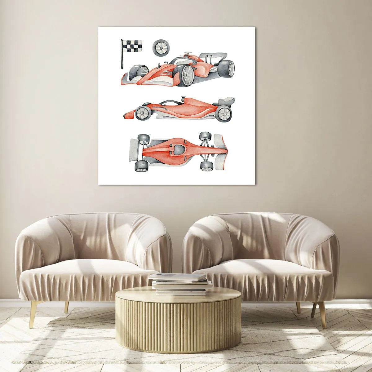 Schilderen op glas - Jaag je droom na - 50x50 cm