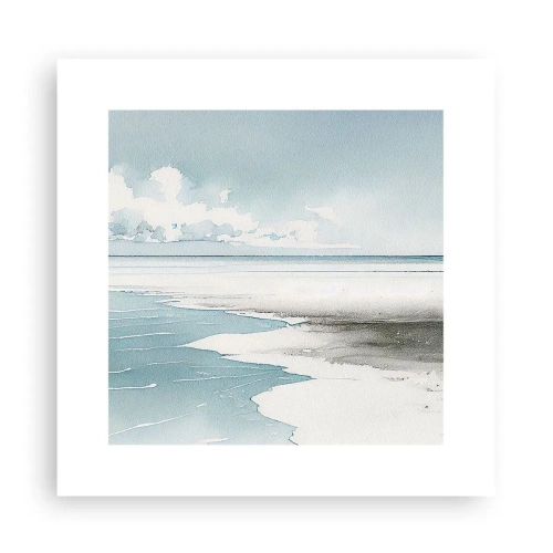 Poster - Zachte vloed - 30x30 cm