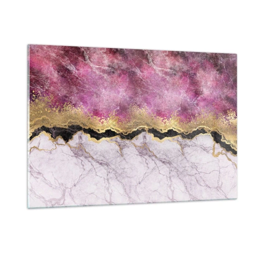 Schilderen op glas - Op de grens - 120x80 cm