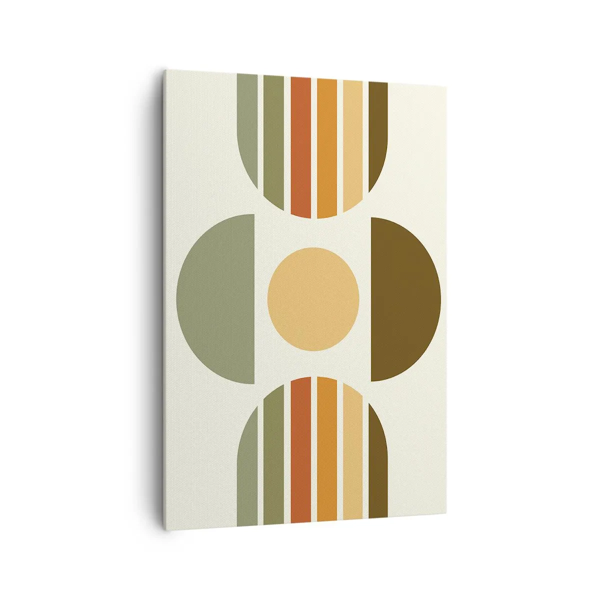 Schilderen op canvas - In aardetinten - 70x100 cm