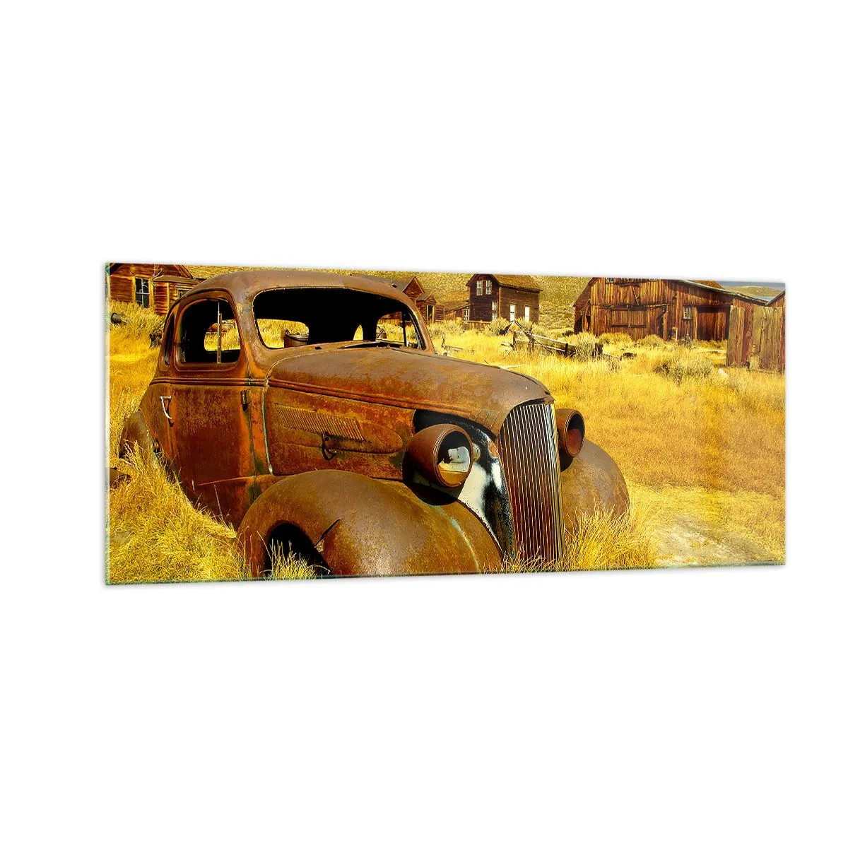 Schilderen op glas - Een welverdiende rust - 100x40 cm