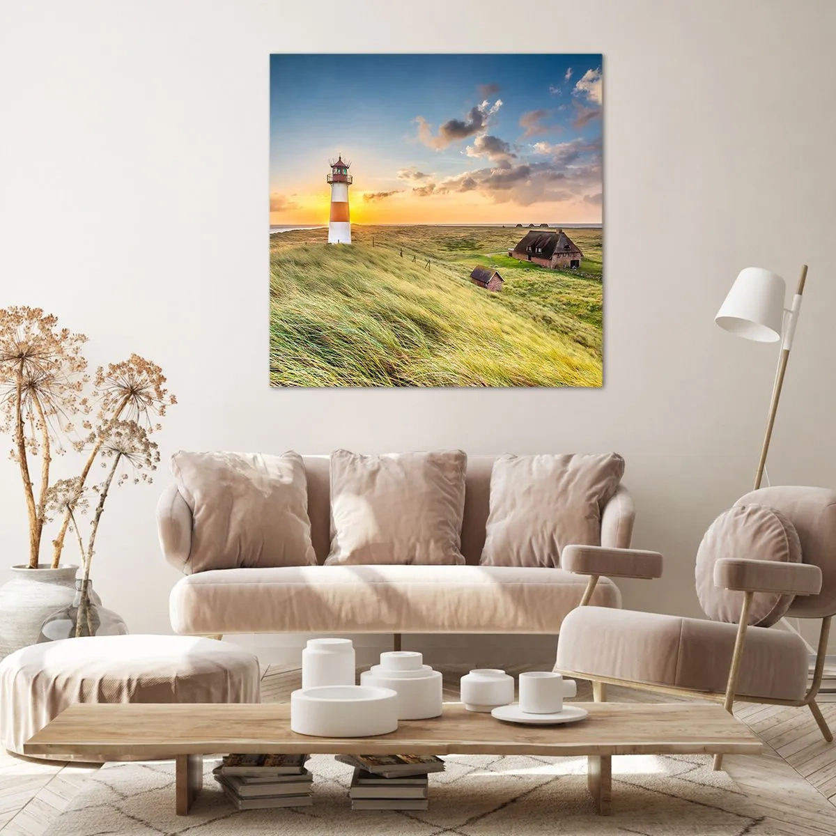 Schilderen op canvas - Tussen de golven - 40x40 cm