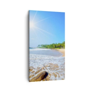 Schilderen op canvas - Een exotische plek voor jou - 45x80 cm