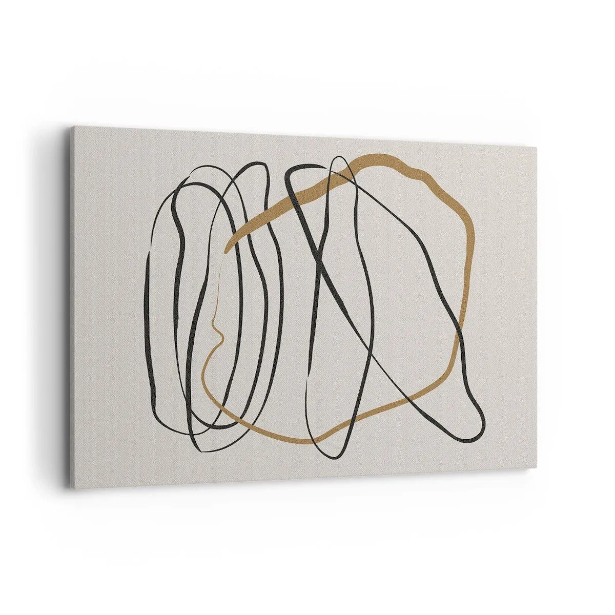 Schilderen op canvas - Compositie – loopdans - 120x80 cm