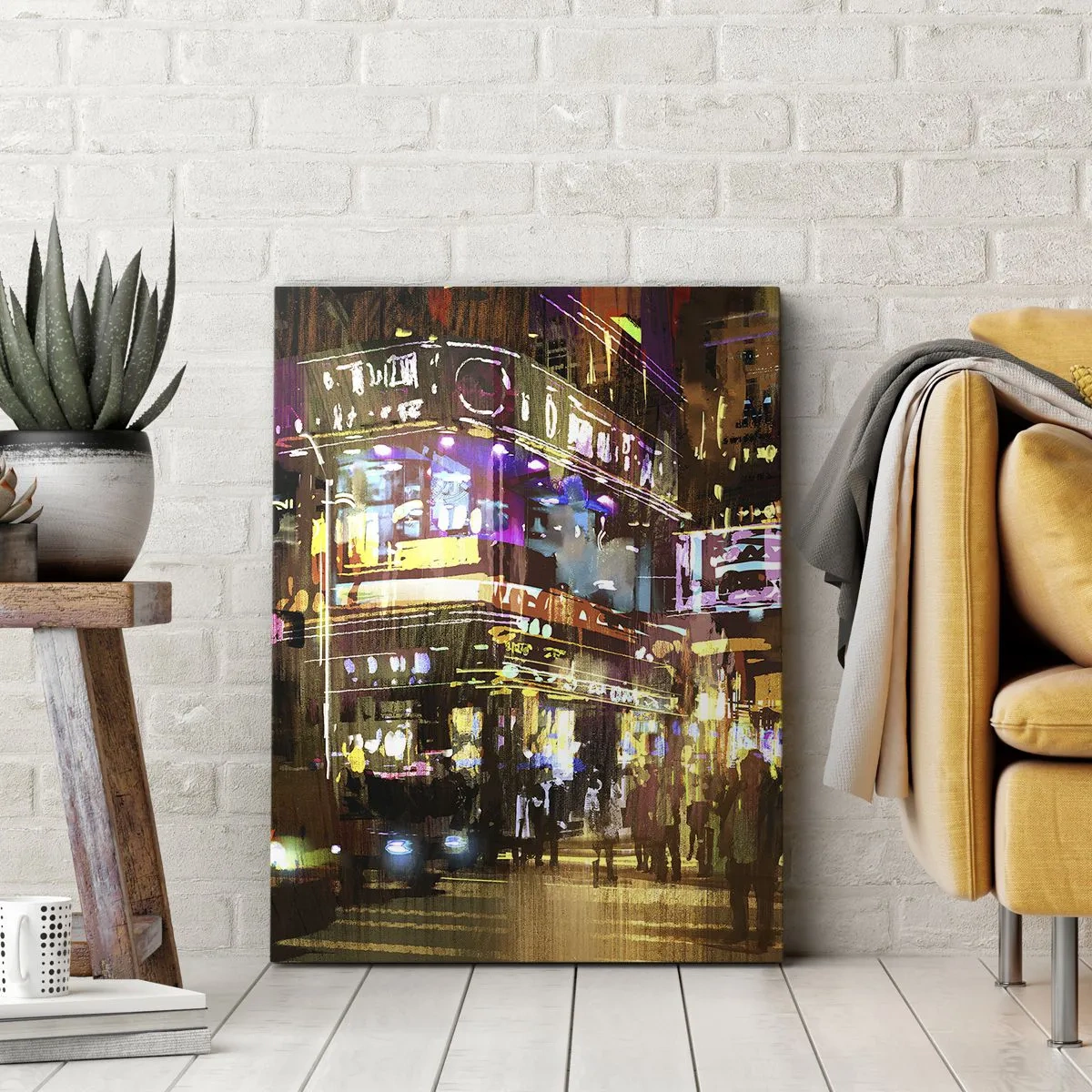 Schilderen op canvas - In een zee van licht - 70x100 cm