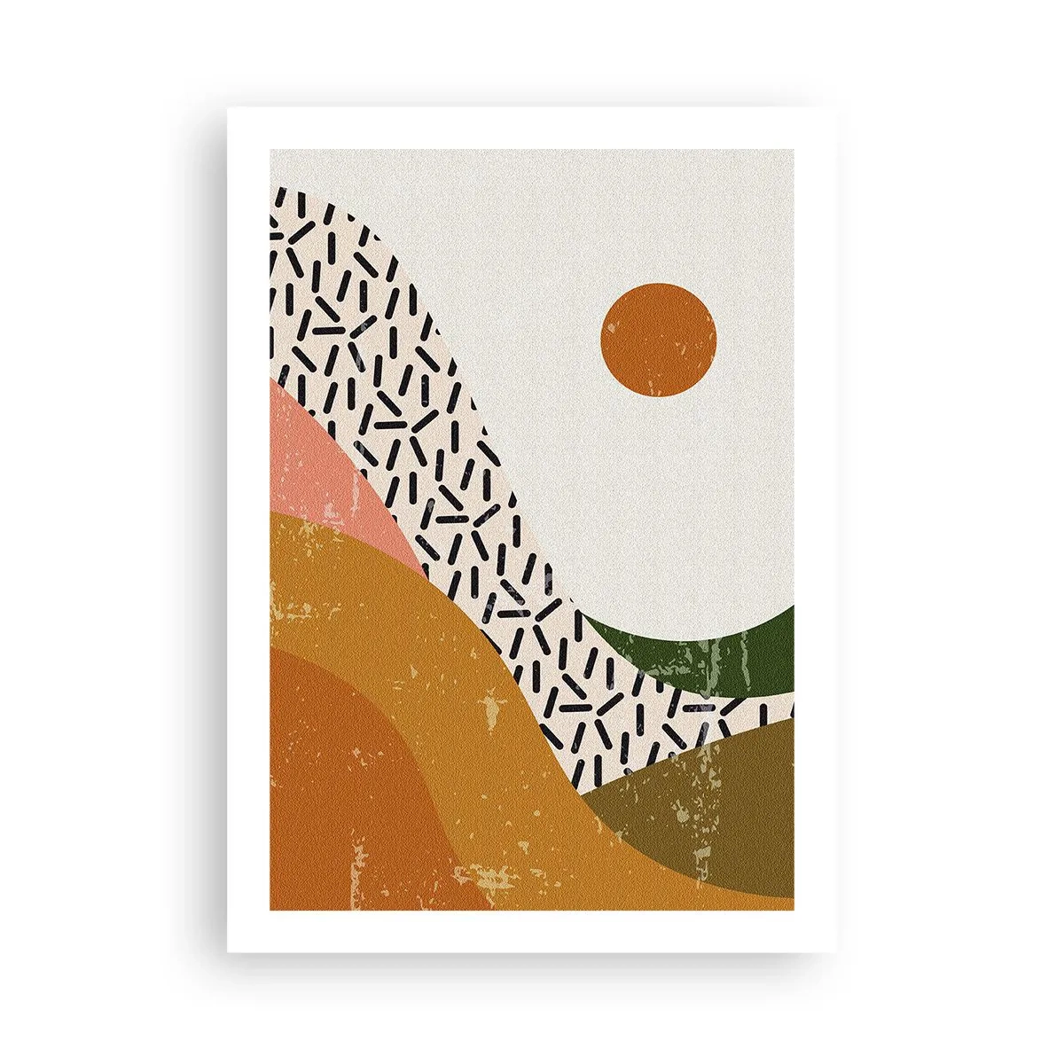 Poster - Zonne-abstractie - 50x70 cm