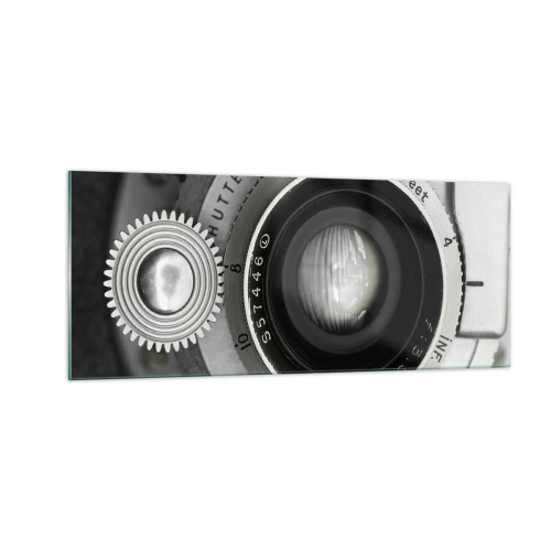 Schilderen op glas - Een verhaal over Hollywood - 100x40 cm