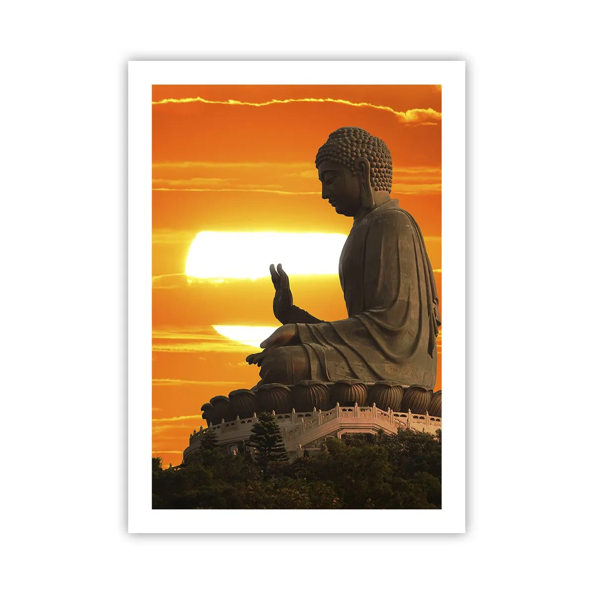 Poster - Geen angst voor de wereld - 50x70 cm