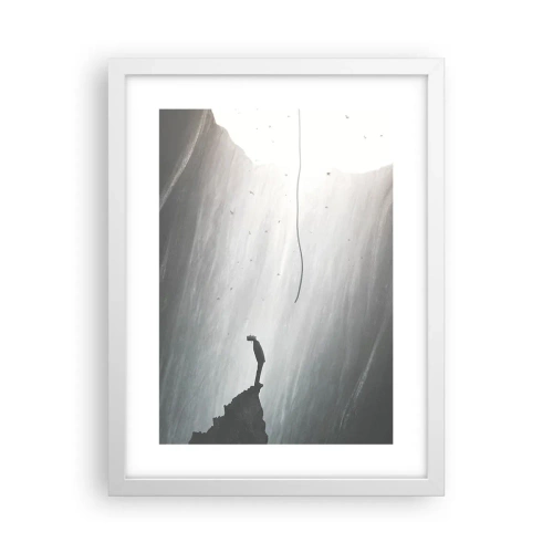Poster in een witte lijst - Er is altijd een uitweg - 30x40 cm
