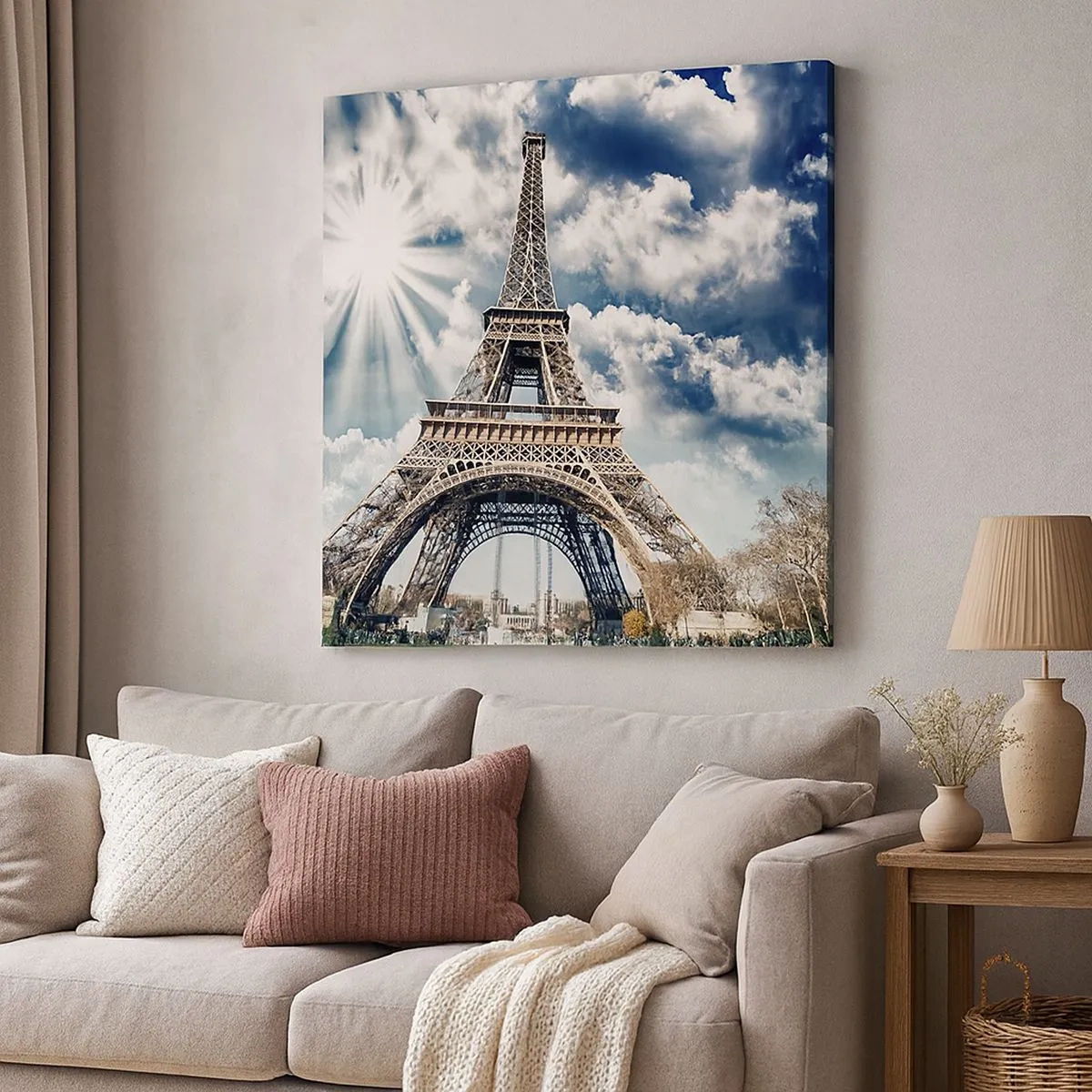 Schilderen op canvas - De enige zo onder de zon - 30x30 cm