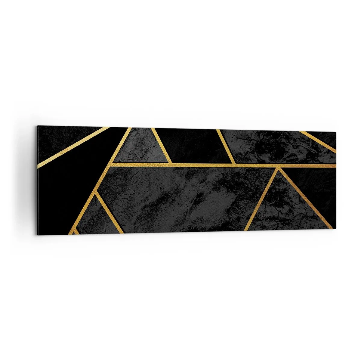 Schilderen op canvas - Duisternis en glans - 160x50 cm