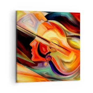 Schilderen op canvas - Alles in orde - 60x60 cm