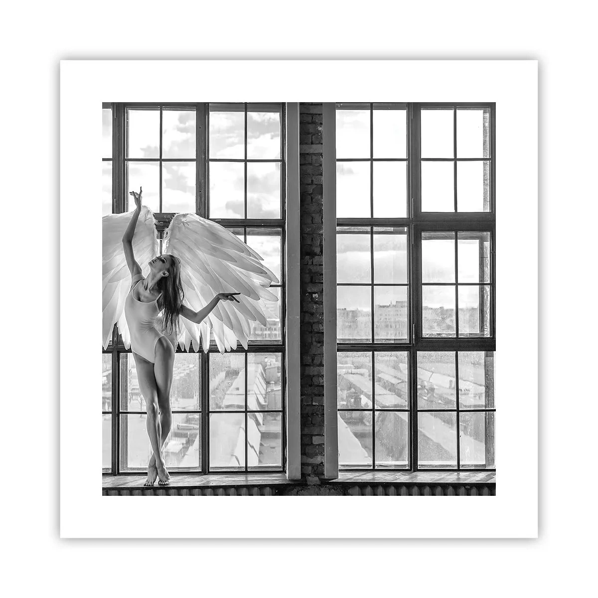 Poster - Stad der Engelen? - 40x40 cm