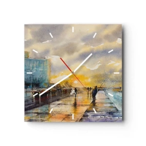 Wandklok - Klok - Het leven aan de oever - 40x40 cm