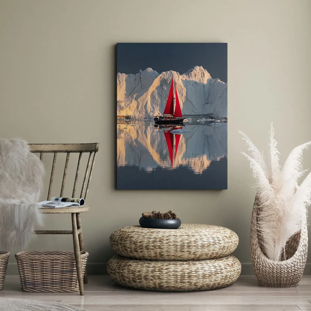 Schilderen op canvas - Aan de rand van de wereld - 70x100 cm