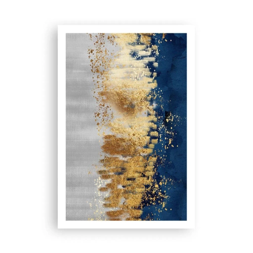 Poster - Een moderne compositie met sprankeling - 61x91 cm